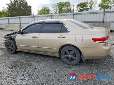 Drugie zdjęcie samochodu z przodu: 2003 HONDA ACCORD EX VIN:1HGCM56683A008017 - miniatura
