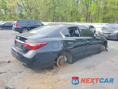 Trzecie zdjęcie samochodu z tyłu: 2019 INFINITI Q50 LUXE VIN:JN1EV7AR7KM590113 - miniatura