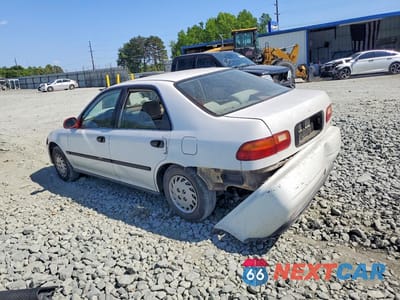 Drugie zdjęcie samochodu z przodu: 1992 HONDA CIVIC LX VIN:1HGEG8653NL074572 - miniatura