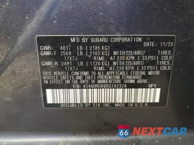 Zdjęcie 14 z 14 samochodu: 2024 SUBARU CROSSTREK WILDERNESS VIN:4S4GUHU66R3742328 - miniatura