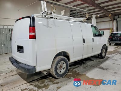 Trzecie zdjęcie samochodu z tyłu: 2017 CHEVROLET EXPRESS G2500 VIN:1GCWGAFF0H1326975 - miniatura