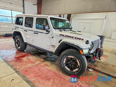 Czwarte zdjęcie samochodu z boku: 2021 JEEP WRANGLER UNLIMITED RUBICON VIN:1C4HJXFG6MW711024 - miniatura