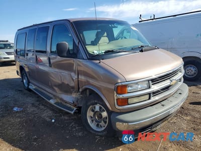 Czwarte zdjęcie samochodu z boku: 2001 CHEV EXPRESS G1500 VIN:1GBFG15M611227345 - miniatura
