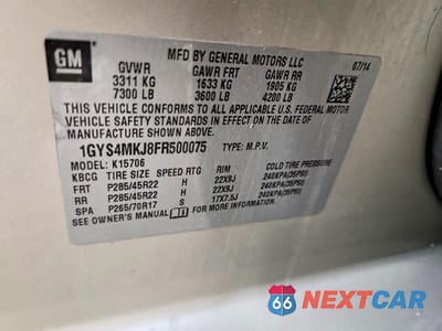 Zdjęcie 13 z 13 samochodu: 2015 CADILLAC ESCALADE LUXURY VIN:1GYS4MKJ8FR500075 - miniatura