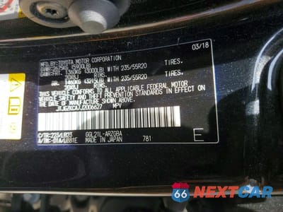 Zdjęcie 12 z 12 samochodu: 2018 LEXUS RX 350 L VIN:JTJGZKCA7J2006627 - miniatura