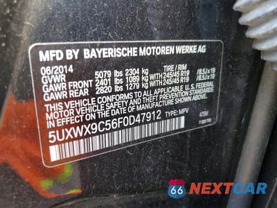 Zdjęcie 13 z 13 samochodu: 2015 BMW X3 XDRIVE28I VIN:5UXWX9C56F0D47912 - miniatura