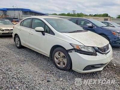 Czwarte zdjęcie samochodu z boku: 2015 HONDA CIVIC LX VIN:19XFB2F55FE096517 - miniatura