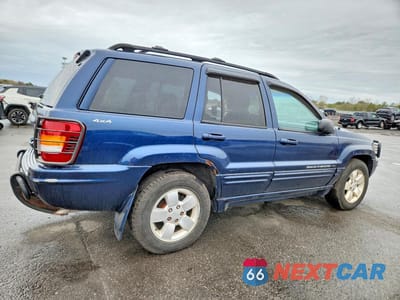 Trzecie zdjęcie samochodu z tyłu: 2001 JEEP GRAND CHEROKEE LIMITED VIN:1J4GW58SX1C578326 - miniatura