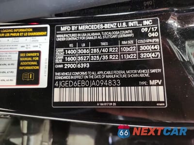 Zdjęcie 13 z 13 samochodu: 2018 MERCEDES-BENZ GLE COUPE 43 AMG VIN:4JGED6EB0JA094833 - miniatura