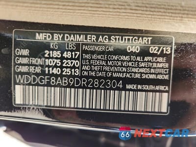 Zdjęcie 12 z 12 samochodu: 2013 MERCEDES-BENZ C 300 4MATIC VIN:WDDGF8AB9DR282304 - miniatura