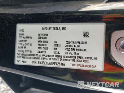 Zdjęcie 12 z 12 samochodu: 2023 TESLA MODEL 3 VIN:5YJ3E1EA4PF426162 - miniatura
