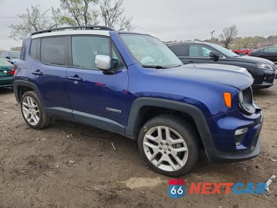 Czwarte zdjęcie samochodu z boku: 2021 JEEP RENEGADE LATITUDE VIN:ZACNJDBB9MPM67200 - miniatura