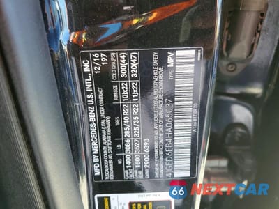 Zdjęcie 14 z 14 samochodu: 2017 MERCEDES-BENZ GLE COUPE 43 AMG VIN:4JGED6EB4HA065037 - miniatura