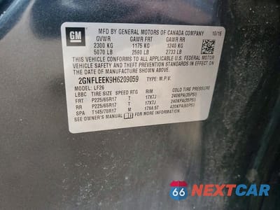 Zdjęcie 13 z 13 samochodu: 2017 CHEVROLET EQUINOX LS VIN:2GNFLEEK9H6209059 - miniatura