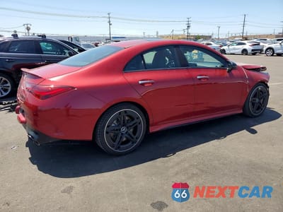 Trzecie zdjęcie samochodu z tyłu: 2025 MERCEDES-BENZ CLA AMG 35 4MATIC VIN:W1K5J5BB7SN523784 - miniatura