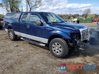 Czwarte zdjęcie samochodu z boku: 2010 FORD F150 SUPER CAB VIN:1FTEX1E89AFA23359 - miniatura