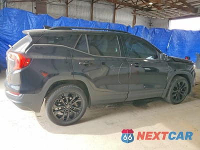 Trzecie zdjęcie samochodu z tyłu: 2021 GMC TERRAIN SLE VIN:3GKALMEV4ML306025 - miniatura