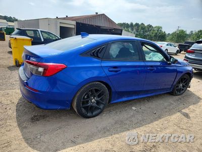 Trzecie zdjęcie samochodu z tyłu: 2024 HONDA CIVIC SPORT VIN:2HGFE2F52RH506868 - miniatura