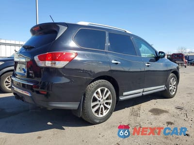 Trzecie zdjęcie samochodu z tyłu: 2015 NISSAN PATHFINDER SL VIN:5N1AR2MM5FC631123 - miniatura