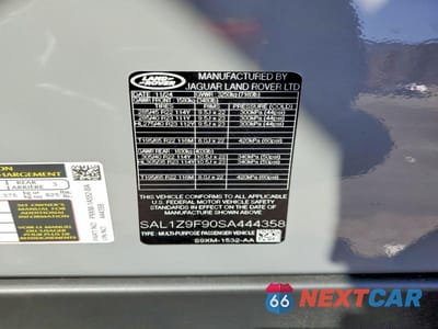 Zdjęcie 13 z 13 samochodu: 2025 LAND ROVER RANGE ROVER SPORT SV EDITION TWO VIN:SAL1Z9F90SA444358 - miniatura