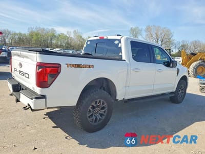 Trzecie zdjęcie samochodu z tyłu: 2025 FORD F150 TREMOR VIN:1FTFW4L80SFB68075 - miniatura