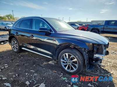 Czwarte zdjęcie samochodu z boku: 2022 AUDI Q5 PREMIUM PLUS 45 VIN:WA1EAAFY1N2116285 - miniatura
