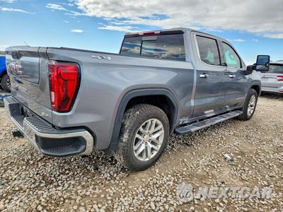 Trzecie zdjęcie samochodu z tyłu: 2021 GMC SIERRA K1500 SLT VIN:1GTU9DEDXMZ162486 - miniatura