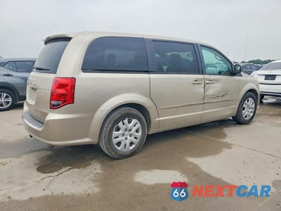 Trzecie zdjęcie samochodu z tyłu: 2014 DODGE GRAND CARAVAN SE VIN:2C4RDGBG3ER230708 - miniatura