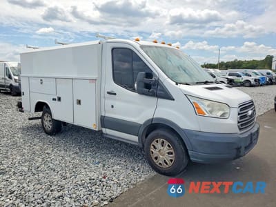 Czwarte zdjęcie samochodu z boku: 2017 FORD TRANSIT T-350 UTILITY / SERVICE TRUCK VIN:1FDBW5PMXHKA03254 - miniatura