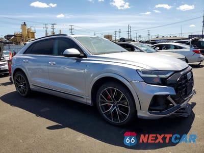 Czwarte zdjęcie samochodu z boku: 2019 AUDI Q8 PREMIUM PLUS S-LINE VIN:WA1EVAF1XKD017472 - miniatura