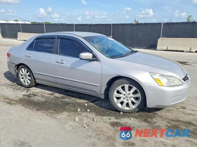 Czwarte zdjęcie samochodu z boku: 2003 HONDA ACCORD LX VIN:1HGCM56363A144457 - miniatura