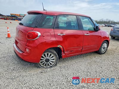 Trzecie zdjęcie samochodu z tyłu: 2014 FIAT 500L EASY VIN:ZFBCFABH6EZ013829 - miniatura