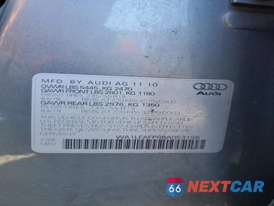 Zdjęcie 13 z 13 samochodu: 2011 AUDI Q5 PREMIUM PLUS VIN:WA1LFAFP6BA053198 - miniatura