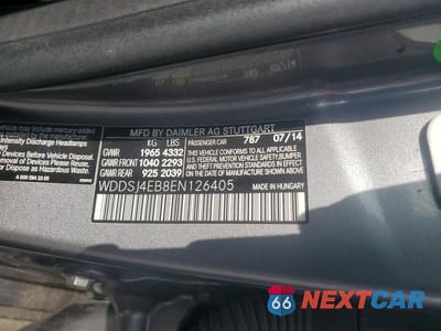 Zdjęcie 12 z 12 samochodu: 2014 MERCEDES-BENZ CLA 250 VIN:WDDSJ4EB8EN126405 - miniatura