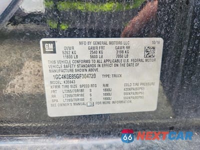 Zdjęcie 12 z 12 samochodu: 2016 CHEVROLET SILVERADO K3500 LTZ VIN:1GC4K0E85GF304720 - miniatura