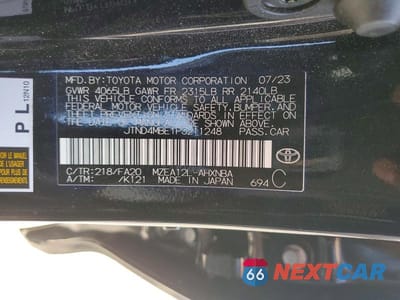Zdjęcie 13 z 13 samochodu: 2023 TOYOTA COROLLA HATCHBACK SE VIN:JTND4MBE1P3211248 - miniatura