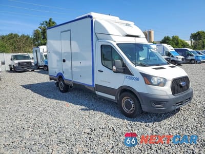 Czwarte zdjęcie samochodu z boku: 2020 FORD TRANSIT T-350 DELIVERY TRUCK VIN:1FDBW5Z81LKB07480 - miniatura