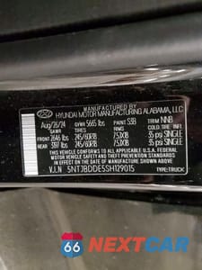 Zdjęcie 12 z 12 samochodu: 2025 HYUNDAI SANTA CRUZ SEL VIN:5NTJBDDE5SH129015 - miniatura