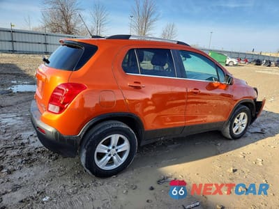 Trzecie zdjęcie samochodu z tyłu: 2016 CHEVROLET TRAX 1LT VIN:KL7CJPSB9GB640589 - miniatura