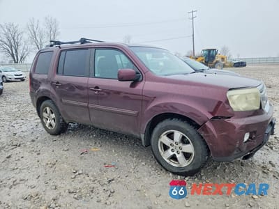 Czwarte zdjęcie samochodu z boku: 2010 HONDA PILOT EXL VIN:5FNYF4H50AB026397 - miniatura