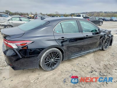 Trzecie zdjęcie samochodu z tyłu: 2023 TOYOTA CAMRY HYBRID XSE VIN:4T1K31AK0PU612137 - miniatura