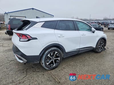 Trzecie zdjęcie samochodu z tyłu: 2023 KIA SPORTAGE EX VIN:5XYK33AF7PG094757 - miniatura