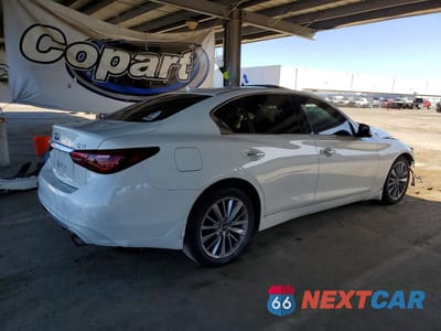 Trzecie zdjęcie samochodu z tyłu: 2021 INFINITI Q50 LUXE VIN:JN1EV7BP3MM701546 - miniatura