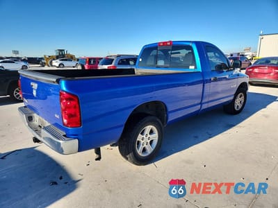 Trzecie zdjęcie samochodu z tyłu: 2008 DODGE RAM 1500 ST VIN:1D7HA16N18J124055 - miniatura