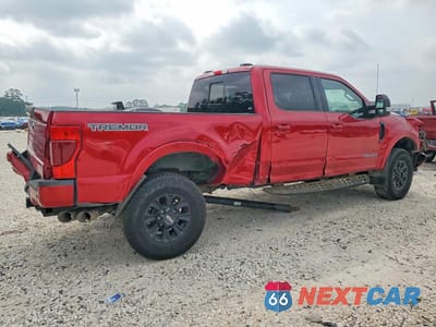 Trzecie zdjęcie samochodu z tyłu: 2022 FORD F250 SUPER DUTY VIN:1FT8W2BT6NED90312 - miniatura
