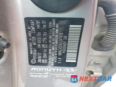 Zdjęcie 12 z 12 samochodu: 2013 HYUNDAI GENESIS 3.8L VIN:KMHGC4DD8DU247416 - miniatura