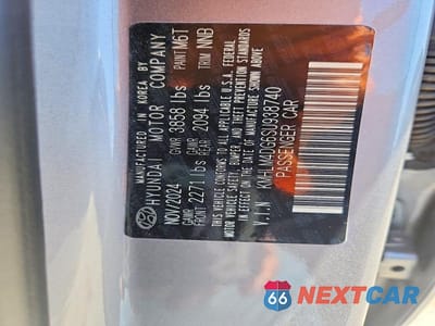 Zdjęcie 12 z 12 samochodu: 2025 HYUNDAI ELANTRA SEL SPORT VIN:KMHLM4DG6SU938740 - miniatura