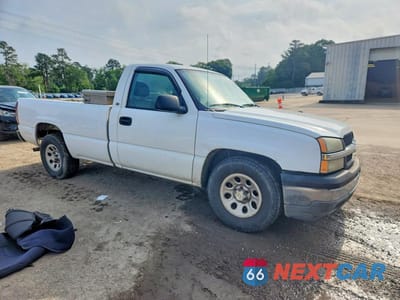 Czwarte zdjęcie samochodu z boku: 2005 CHEVROLET SILVERADO C1500 VIN:1GCEC14V35Z112738 - miniatura