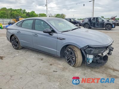 Czwarte zdjęcie samochodu z boku: 2025 HYUNDAI SONATA N LINE VIN:KMHL54JC2SA521678 - miniatura