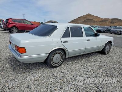 Trzecie zdjęcie samochodu z tyłu: 1990 MERCEDES BENZ 560 SEL VIN:WDB1260391A537423 - miniatura